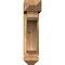 Ekena Millwork Legacy Arts and Crafts Smooth Bracket w/ Offset Brace, Western Red Cedar, 5 1/2"W x 22"D x 22"H BKT0604X22X22LEC03SWR - alternate 2